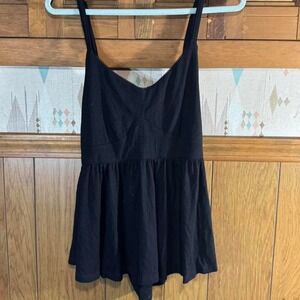 Torrid Black‎ Babydoll tank top  with adjustable straps Size 2 - 2X NWT